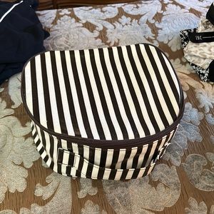 Henri Bendel plastic makeup case.